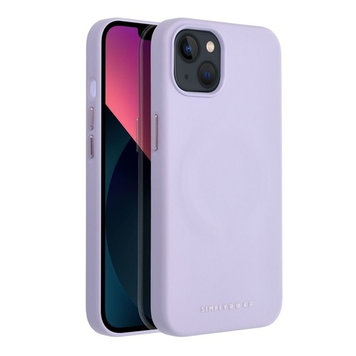 Apple iPhone 13 Roar Leather magsafe zadní kryt (Fialová)