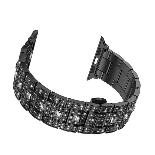 Hoco Apple Watch Series1/2/3/4/5(38/40mm) WB13 Stralight ocel řemínek, Černá