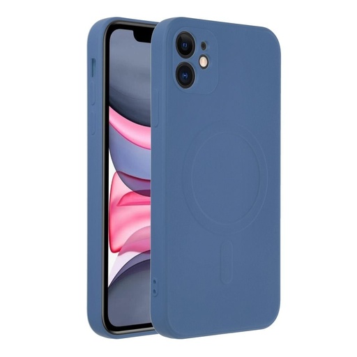 Apple iPhone 11 Silicone mag cover magsafe zadní kryt (Modrá)