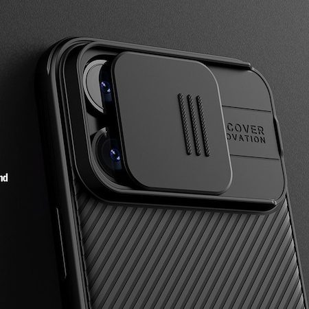 Apple iPhone 15 Nillkin CamShield Pro MagSafe zadní kryt (černá)