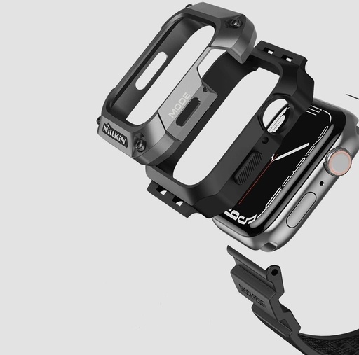Apple Watch 7 45mm / Watch 8 45mm Hoco WS6 Shadow series pouzdro (Černá)