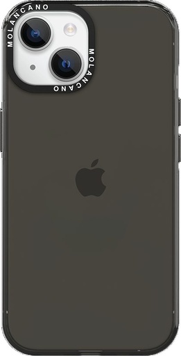 Apple iPhone 15 MOLAN CANO rainbow TPU MAGSAFE zadní kryt (Černá)