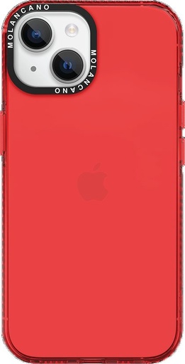 Apple iPhone 15 Pro MOLAN CANO rainbow TPU MAGSAFE zadní kryt (Červená)