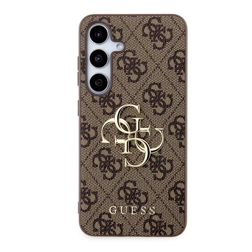 Samsung Galaxy S24+ Guess PU 4G Metal Logo pouzdro (Hnědá) - GUHCS24M4GMGBR