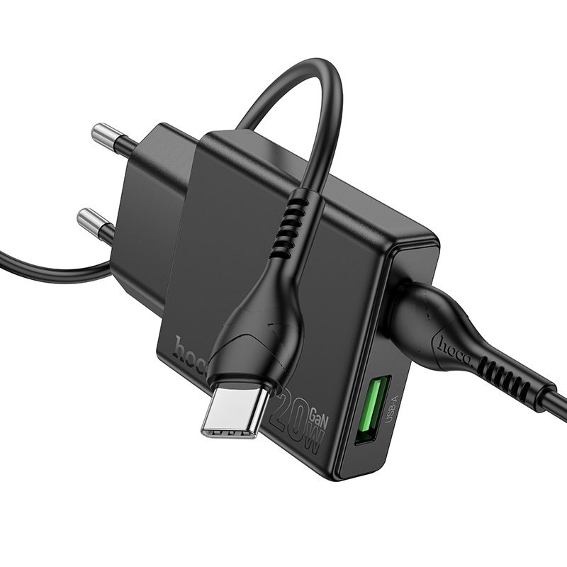 hoco-n38-gyorstolto-adapter-usb-atype-c-csatlakozassal-pd20w-teljesitmennyel-type-c-type-c-kabellel-fekete_2.jpg