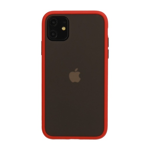Apple iPhone 11 Vennus color button zadní kryt (Červená)