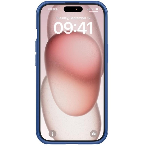 Apple iPhone 15 Nillkin Super Frosted Shield Pro zadní kryt (modrá)