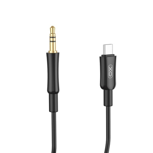XO NB-R255B USB-C audio adapter (Černá) – USB-C–3.5 mm