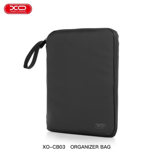 XO CB03 taška 10,9" s úhlopříčkou displeje s pro tablet, vnitřní s kapsou a různé příslušenství pro uložení (Černá)