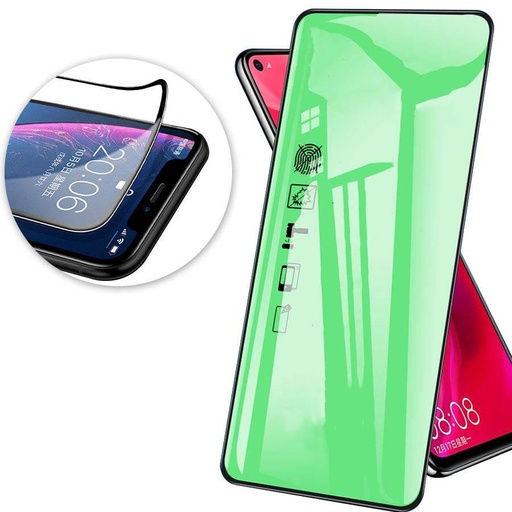 Honor 90 Keramika tvrzené sklo průhledný (černá s okrajem)