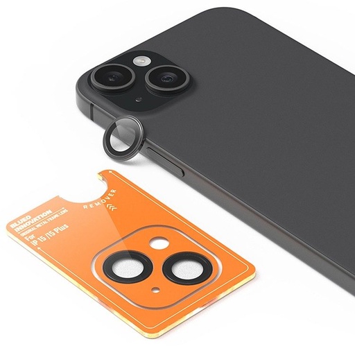 Apple iPhone 15 Pro BLUEO metal frame kamera ochranný černá