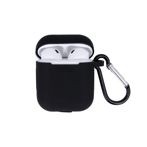 Apple AirPods / AirPods 2 silikonový pouzdro (Černá)