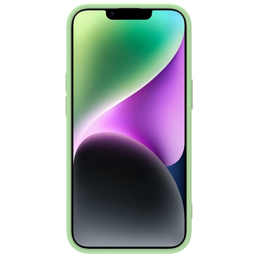 Apple iPhone 15 Nillkin Silky MagSafe zadní kryt (Zelená)