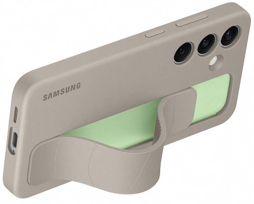 Samsung Galaxy S24 Standing Grip pouzdro (Hnědá)