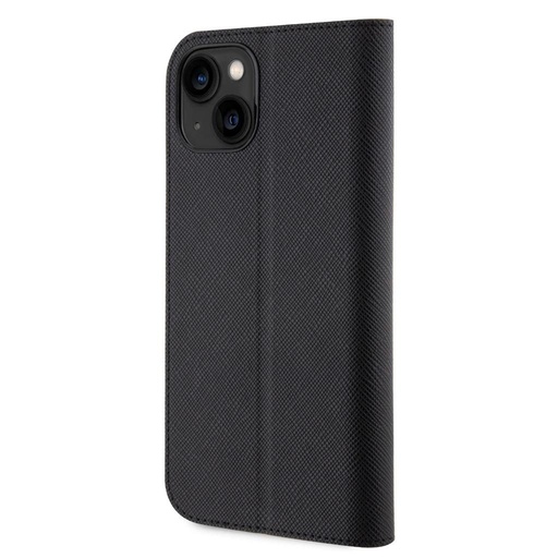 Apple iPhone 14 Karl Lagerfeld PU Saffiano Karl and Choupette NFT Book pouzdro (Černá) – KLBKP14SSANKCPK