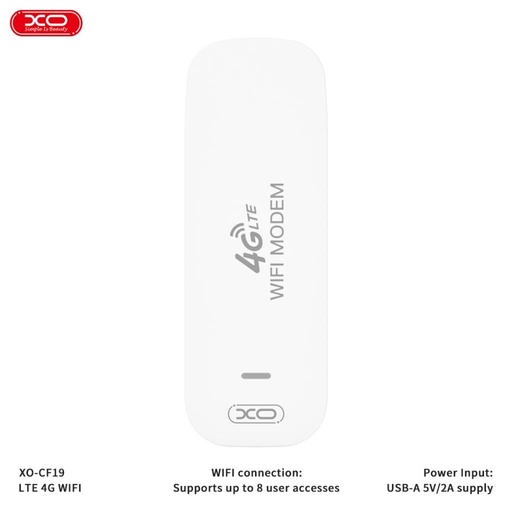 XO CF19 Mobil WiFi Transmitter (Bílá)
