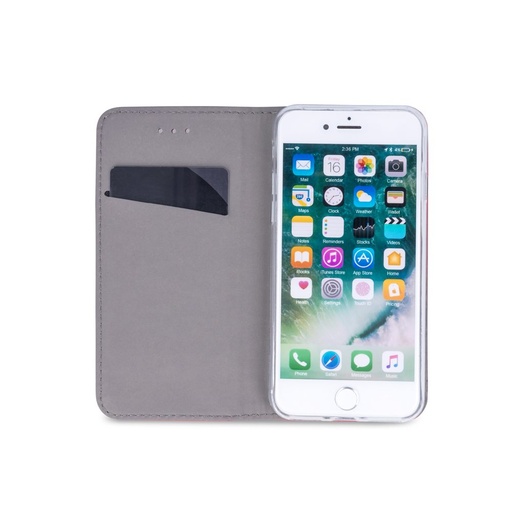 Samsung Galaxy S24FE smart magnet magnetický knížkové pouzdro (Červená)