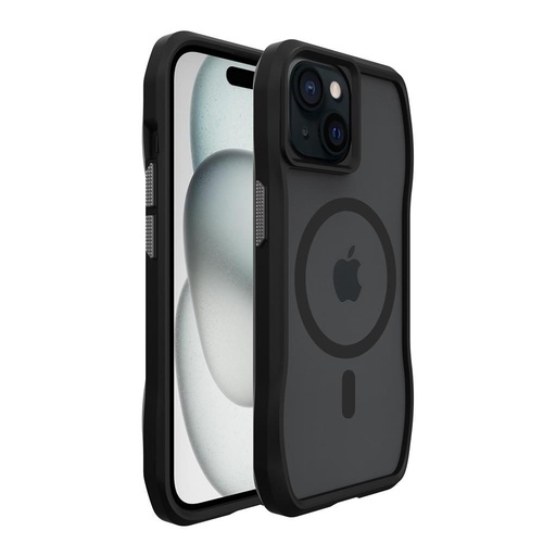 Apple iPhone 13 / iPhone 14 / iPhone 15 TOKO Octagon magsafe zadní kryt (Černá)