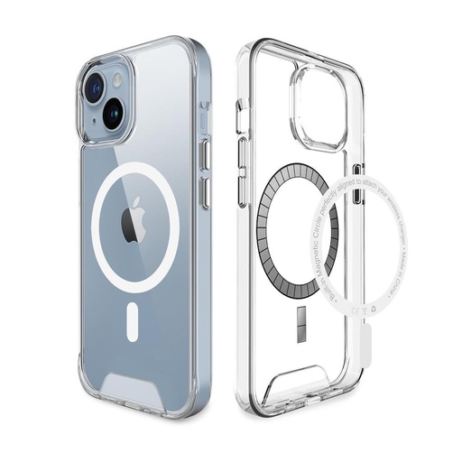 Apple iPhone 15 TOKO Space magsafe zadní kryt (Průhledný)