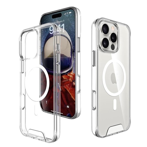 Apple iPhone 16 Pro Max TOKO Space magsafe zadní kryt (Průhledný)