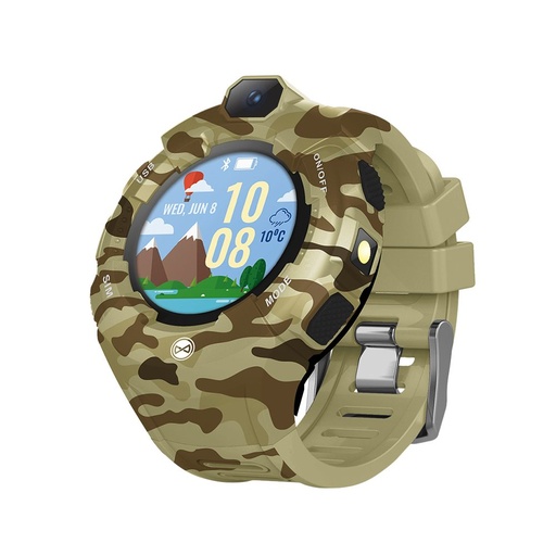 Forever Care Me KW-400 dětský chytré hodinky, military