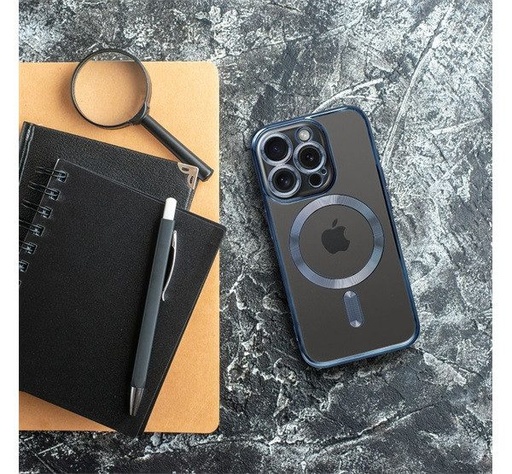 Apple iPhone 16 Pro Color Chrome Magsafe zadní kryt (Modrá)