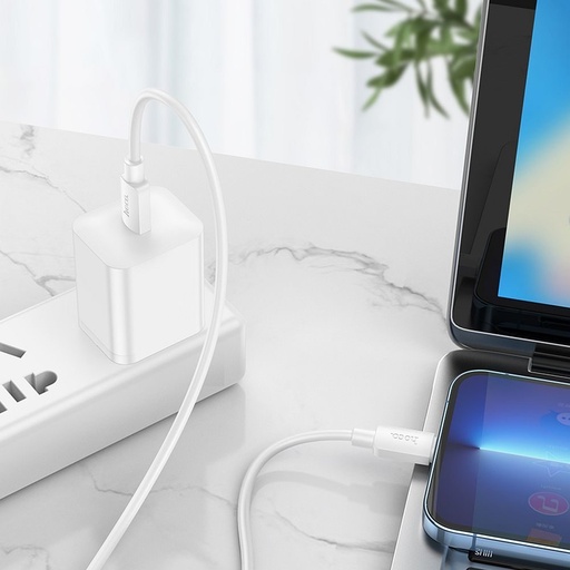 Hoco X96 lightning kabel (PD rychlonabíječka Bílá)