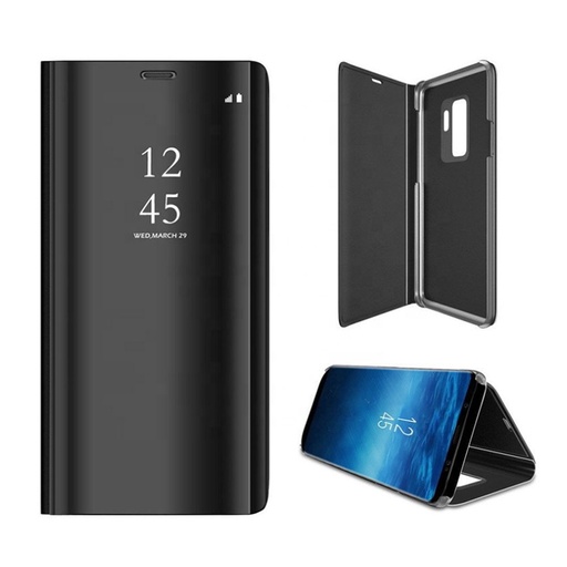 Samsung Galaxy A16 4G / Galaxy A16 5G Průhledný view knížkové pouzdro (Černá)
