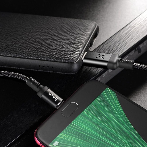 Hoco U63 microUSB kabel, černá