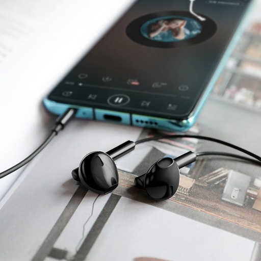 Hoco M64 headset (jack 3,5mm) s mikrofonem, černá