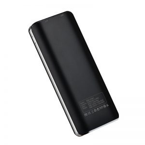 Hoco B23A power bank, 15000 mAh, LED indikátor stavu, LED lampa, 2 USB port, černá