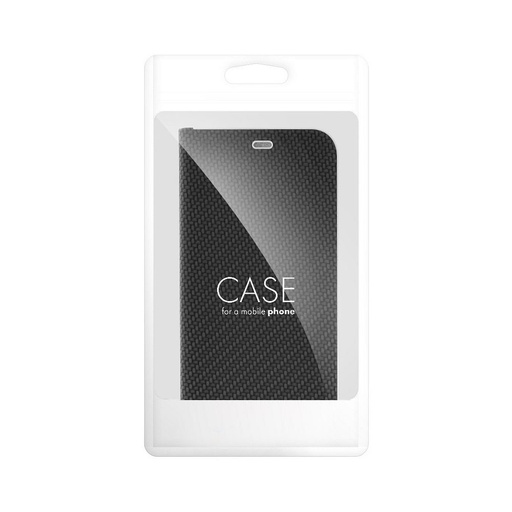 Samsung Galaxy A35 Lunca carbon knížkové pouzdro (Černá)