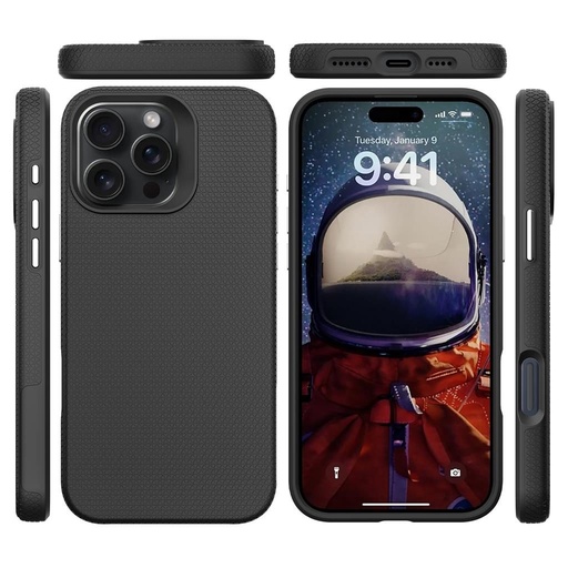 Apple iPhone 16 Pro Max TOKO Triangle zadní kryt (Černá)