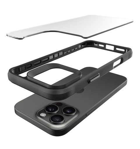 Apple iPhone 16 Pro TOKO Combat X mode Frost zadní kryt (Černá)