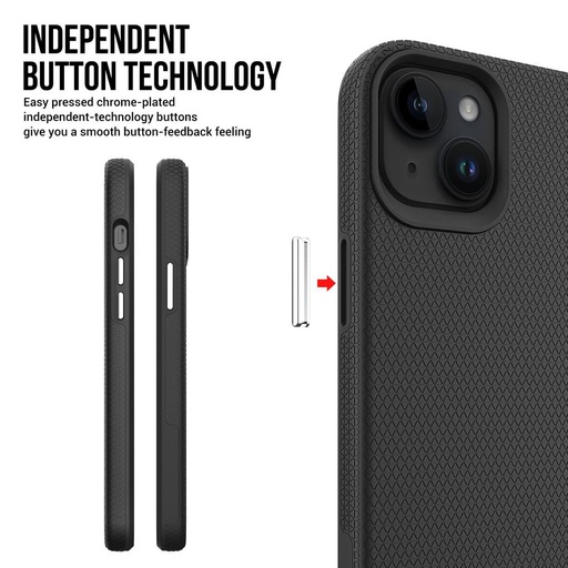 Apple iPhone 14 TOKO Triangle zadní kryt (Černá)