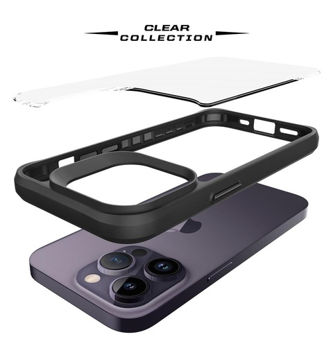 Apple iPhone 14 Pro TOKO Combat X Mode zadní kryt (Černá)