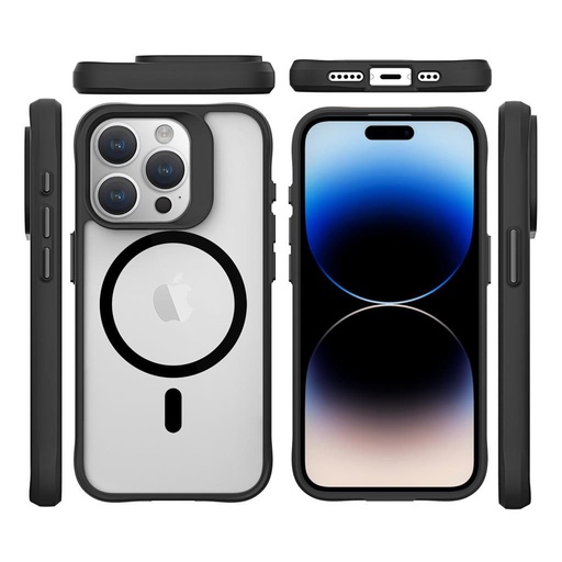 Apple iPhone 15 Pro TOKO Combat X Mode magsafe zadní kryt (Černá)