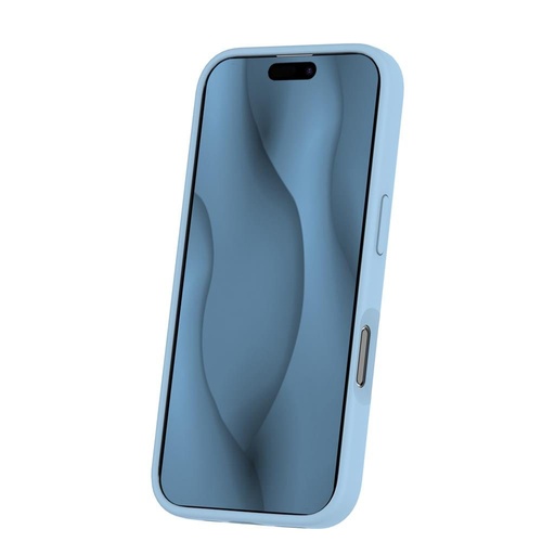 Apple iPhone 16 Silicone Thin magsafe zadní kryt (Modrá)