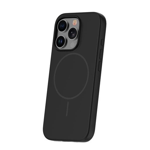 Apple iPhone 15 Pro Silicone Thin magsafe zadní kryt (Černá)