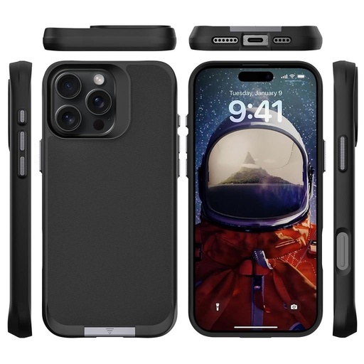 Apple iPhone 16 Pro Max TOKO Taurustar magsafe zadní kryt (Černá)