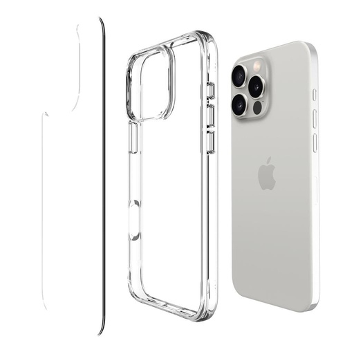 Apple iPhone 16 Pro Max TOKO Pure zadní kryt (Průhledný)