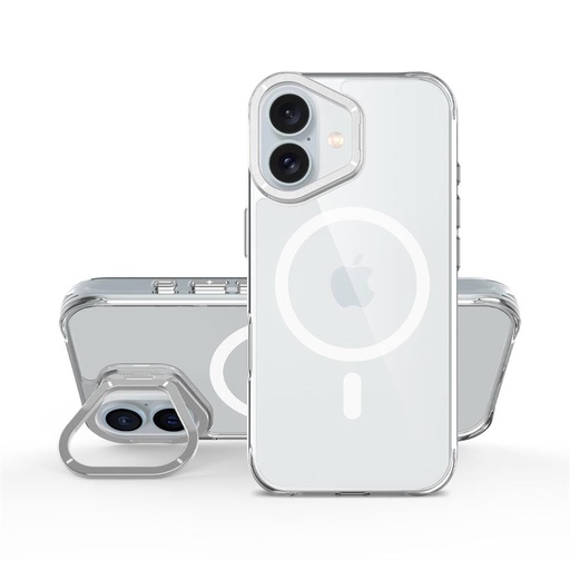 Apple iPhone 16 TOKO Apex capsule magsafe zadní kryt (Stříbrná)