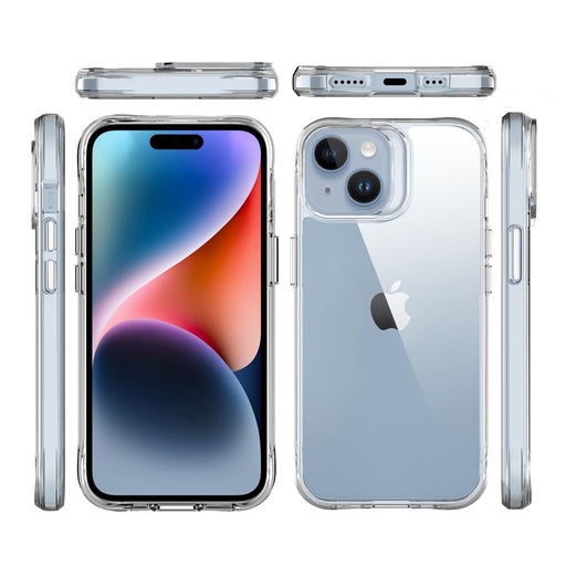 Apple iPhone 15 TOKO Pure zadní kryt (Průhledný)