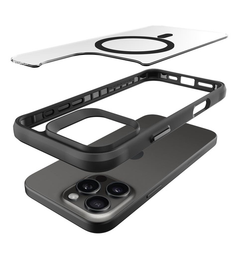 Apple iPhone 16 Pro Max TOKO Combat X Mode magsafe zadní kryt (Černá)