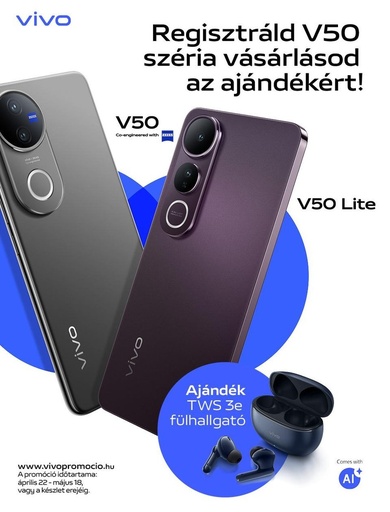 Vivo V50 Lite 4G Dual Sim 8GB RAM 256GB - (Fantazie fialová)