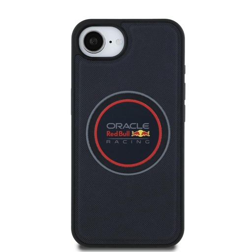 Apple iPhone 16e Červená Bull PU Leather Červená Ring MagSafe pouzdro (Námořnická modrá) – RBHMPSE424PUMEVR
