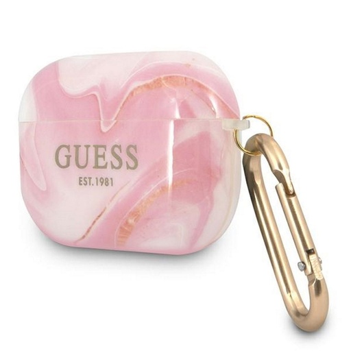 AirPods Pro Guess Marble pouzdro (Růžová) - GUAPUNMP