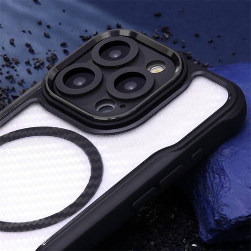 Apple iPhone 16e Defender carbon MagSafe zadní kryt (Černá)