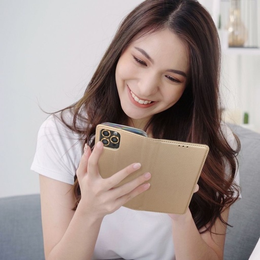 Samsung Galaxy A17 5G Smart book otevírací pouzdro (Zlatá)