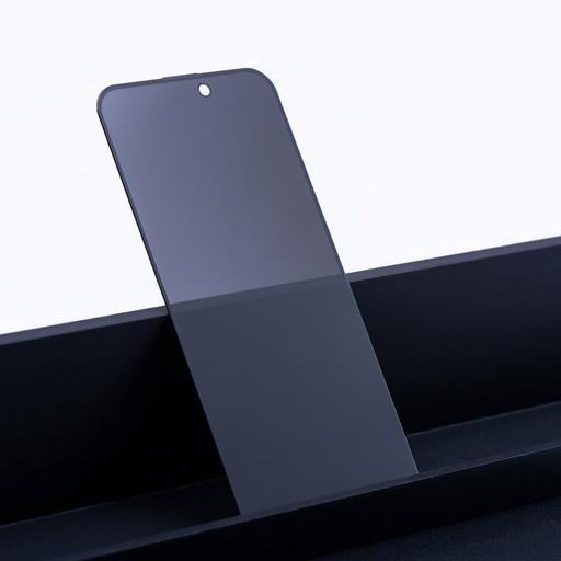 Apple iPhone 13Pro / iPhone 14 OG Premium Privacy tvrzené sklo (Černá)
